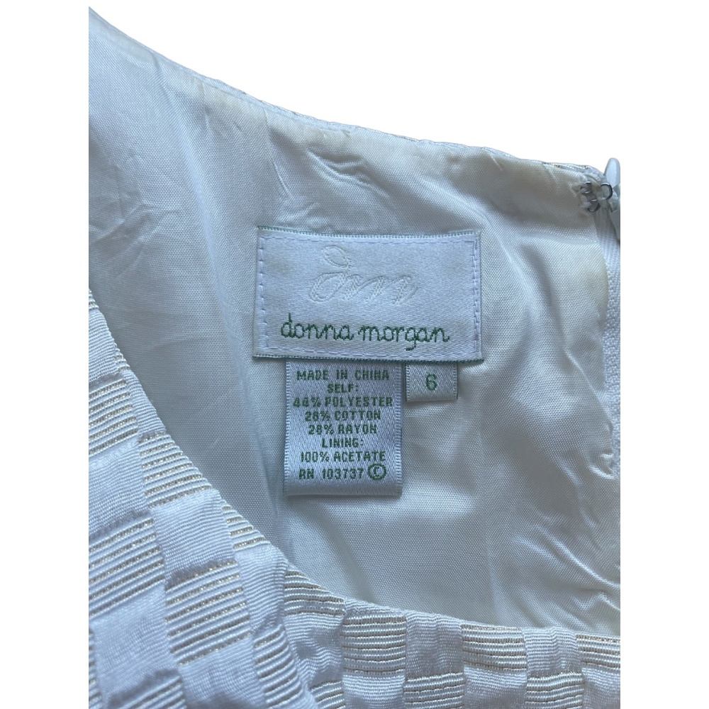 Vintage Donna Morgan Mini Dress - Size 6 - Picture 4 of 10